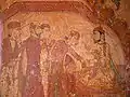 Ancient Wall Painting on Shiva Temple