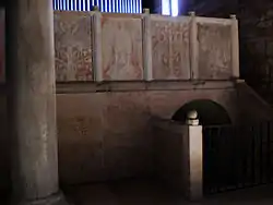 Byzantine sculptures inside the cathedral
