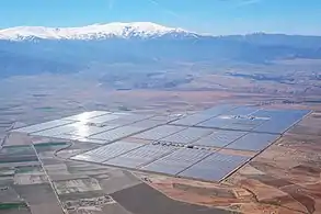 The CSP-station Andasol in Andalusia, Spain