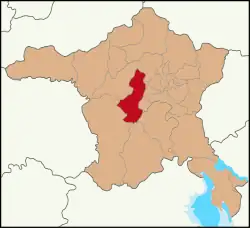 Location of Sincan, Ankara within Turkey.