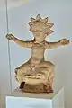 A sun-god statue in the Museum.