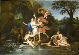 Apollo and Daphne, Antoine Coypel. Musée de Versailles