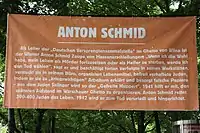 Sign at a memorial event in Austria in 2011
