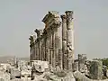 Columns decorated with the distinctive spiral-flutes