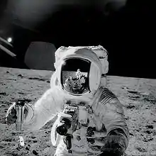 Alan Bean wearing an Omega Speedmaster (Apollo 12)