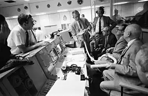 The "mailbox" at Mission Control during the Apollo&nbsp;13 mission