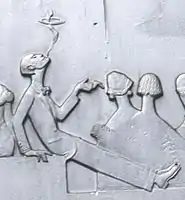 Close-up of one of the relief panels-Apollo Victoria.