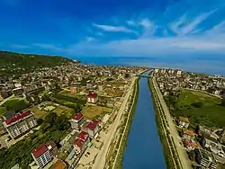 A  view of Araklı  from the Karadere Valley