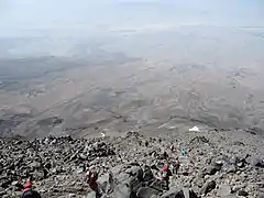 Ararat, Climbing route at 4700&nbsp;m