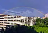 Rainbow in the Cité Nouvelle d'Onex-Lancy at Geneve