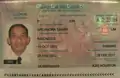 Tahar's Indonesian passport.