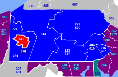 Area code 412