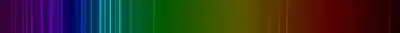 Argon line spectrum