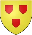 3 escutcheons—Or, three escutcheons gules—d'Abbeville, France
