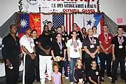 Anthony Arnett's students the Fighting Dragons tournament medalists