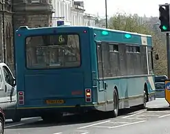 Arriva Southern Counties Plaxton Prestige Rear, in Tunbridge Wells, Kent.