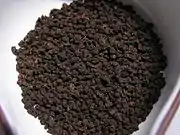 Black tea produced through CTC processing