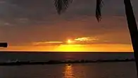 Pacific sunset at Salinitas beach Sonsonate