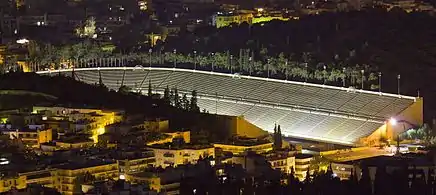 View from Mt. Lycabettus at night