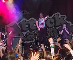 Attack Attack! performing in 2010