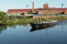 The Augusta Canal with the Enterprise Mill in the background