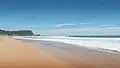 Avoca Beach, facing north near the lagoon