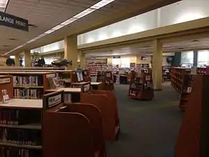 Book display at Avon Lake Public Library