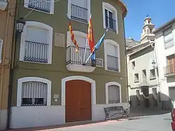 AjThe Town Hall in Benigembla in la Marina Alta