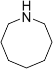 Skeletal formula of azocane