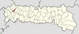 Location in Ialomița County