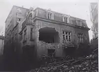 Destroyed building on „Ferdinand“ blvd.