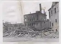 The destroyed State Printing House.