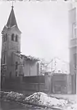 The Evangelical church near the Russian Monument.