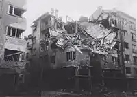 Destroyed building on „Ferdinand“ blvd.