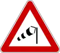 Cross wind from the left