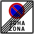 End of Park Zone