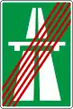 Motorway ends