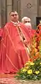 Bishop Warda during Pentecost all-night vigil in the cathedral of Lodi, 14 May 2016