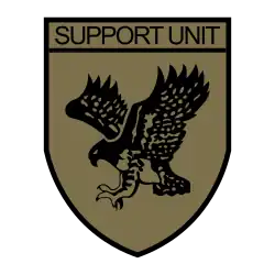 The Police Support Unit's patch under the British South Africa Police of Rhodesia.