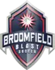 Broomfield Blast Soccer Club emblem