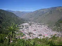 Baños from the east