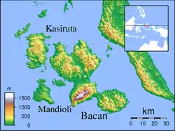 Labuha is located in Bacan Islands