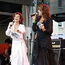 Baccara (later Mateos version) in live performance 2006