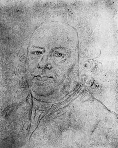 Bach Silverpoint Drawing