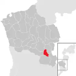 Location within Oberwart district