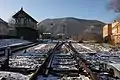 Tracks of Thale station