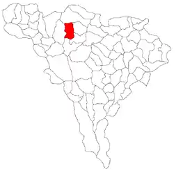 Location in Alba County