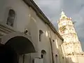 Left facade of Cathedral