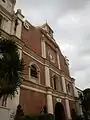 Near left facade