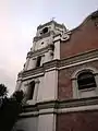 Left facade